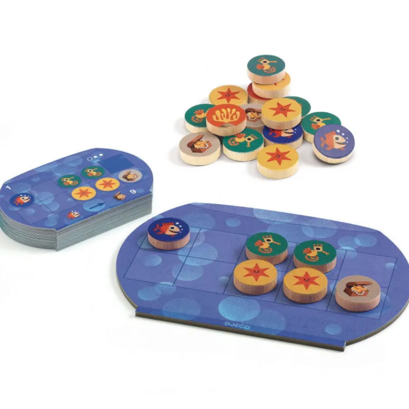 Djeco Aquarium Logic Jeu Sologic de 8574< Jeux De Société