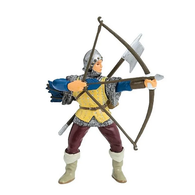 Papo Archer bleu, figurine 39385< Château Fort En Bois | Figurines Papo