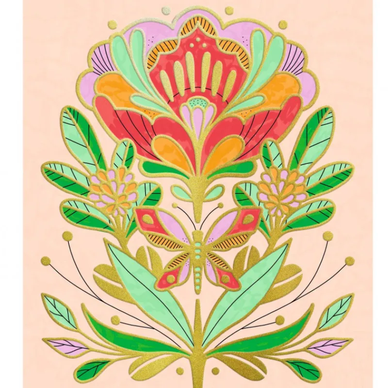 Djeco Artistic Color "Flore" 9477< Artistic Djeco | Dessin, Peinture, Coloriage