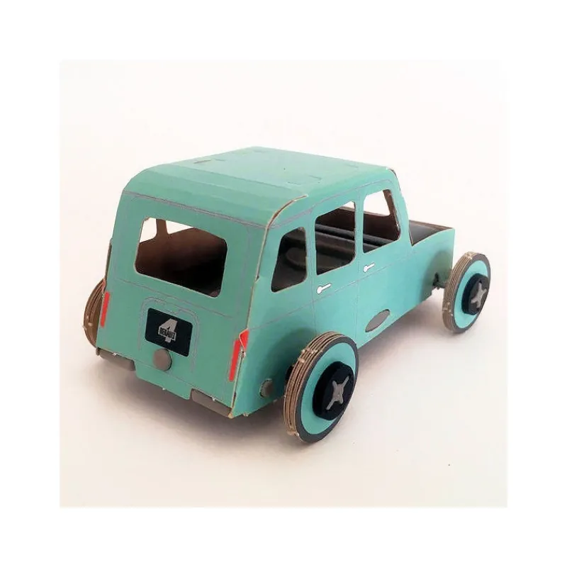 LITOGAMI Autogami Renault 4L bleu turquoise, voiture solaire<Enfant Litogami, Petits Jouets Solaires | Bricolage Enfant