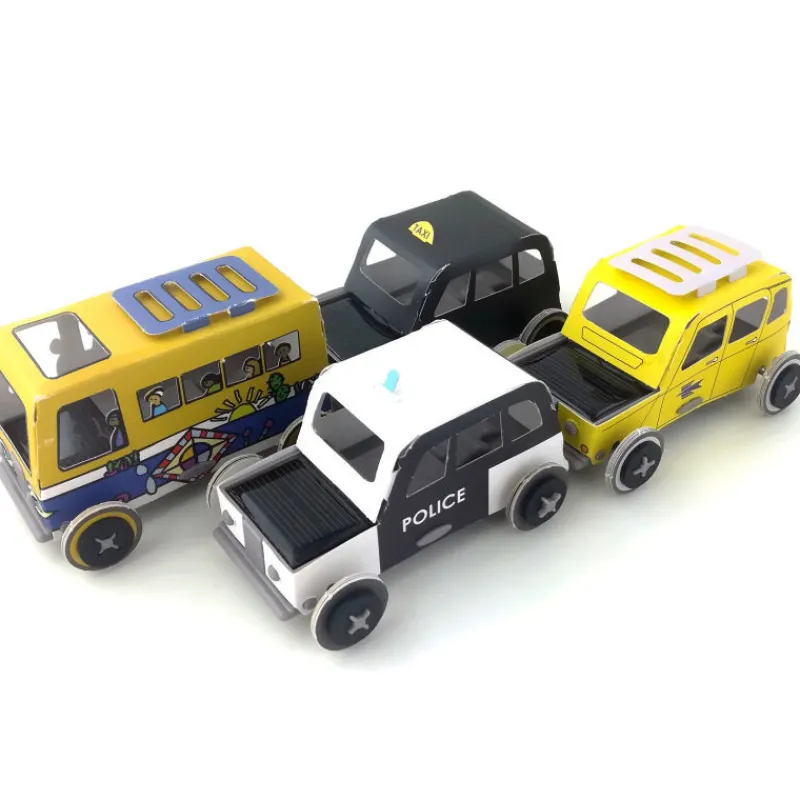 LITOGAMI Autogami Taxi londonien, voiture solaire<Enfant Litogami, Petits Jouets Solaires | Bricolage Enfant