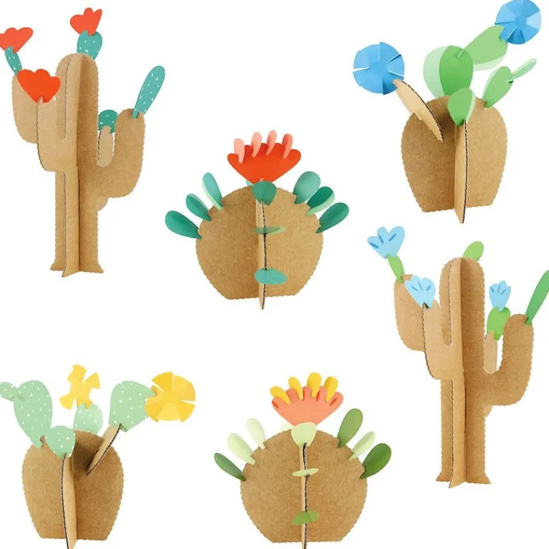 PIROUETTE CACAHOUETE 6 cactus à créer, kit créatif pour enfant Pirouette Cacahouète<Enfant Jeux Pirouette Cacahouète | Jeux Et Loisirs Créatifs Fabriqués En France