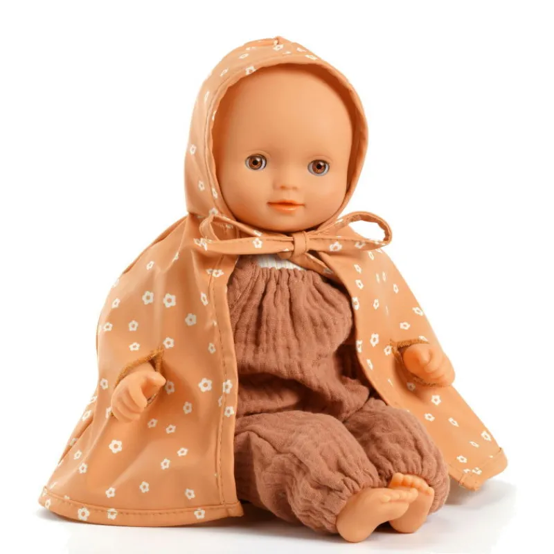 Djeco Cape de pluie 'Printemps' vêtement de poupée POMEA de 7890< Poupées, Peluches