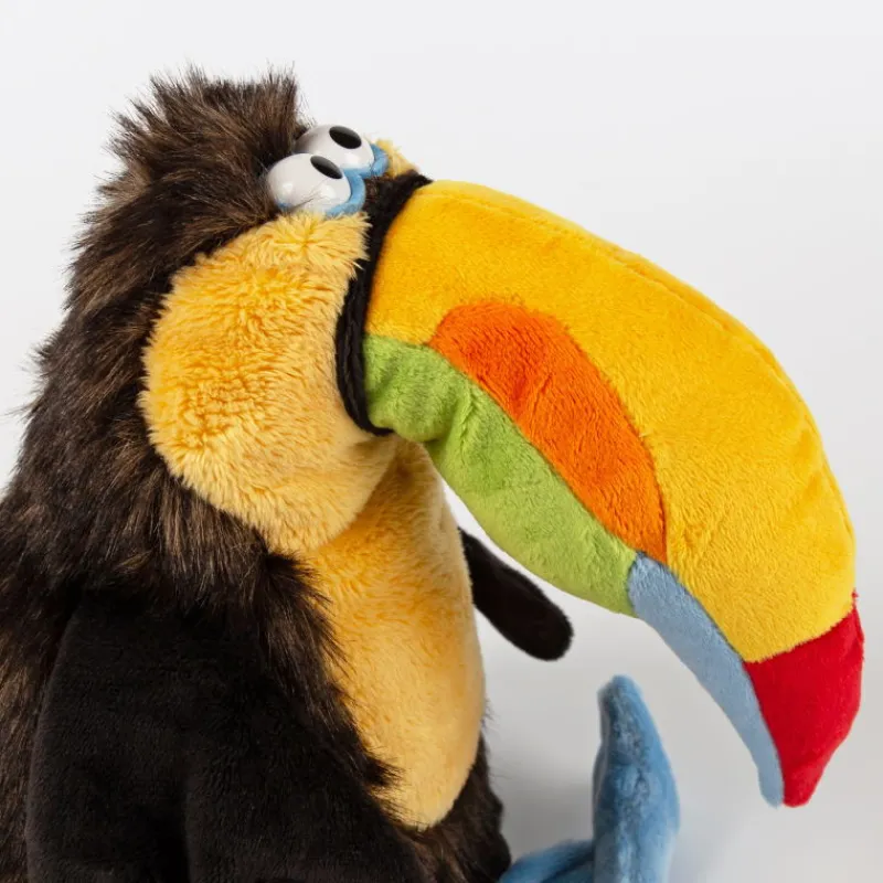 SIGIKID Chakka Tukan, toucan en peluche Kikeriki 42977< Poupées, Peluches