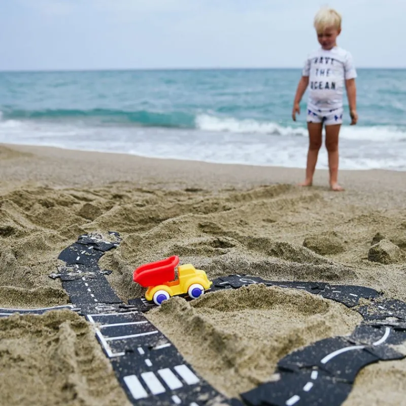 Waytoplay Toys Circuit de route flexible Waytoplay, coffret King of Road 40 pcs< Circuits De Routes Waytoplay | Jouets Garage, Voitures