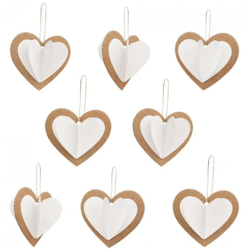 PIROUETTE CACAHOUETE 8 coeurs à créer et à colorier, kit créatif pour enfant Pirouette Cacahouète<Enfant Jeux Pirouette Cacahouète | Jeux Et Loisirs Créatifs Fabriqués En France