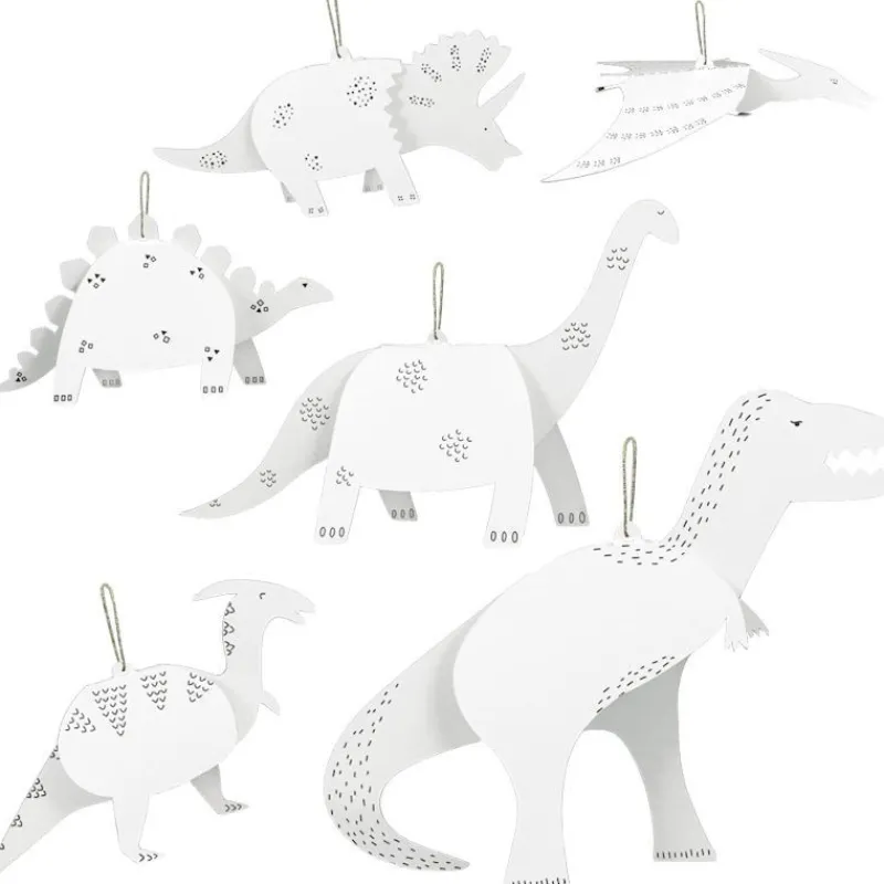 PIROUETTE CACAHOUETE 6 dinosaures à colorier, kit créatif pour enfant Pirouette Cacahouète<Enfant Jeux Pirouette Cacahouète | Jeux Et Loisirs Créatifs Fabriqués En France