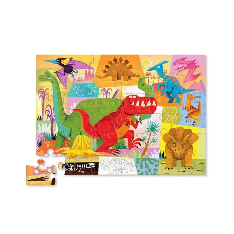 Crocodile Creek Dinosaures, puzzle 36 pcs<Enfant Puzzles Dès 4 Ans, 36 Pcs