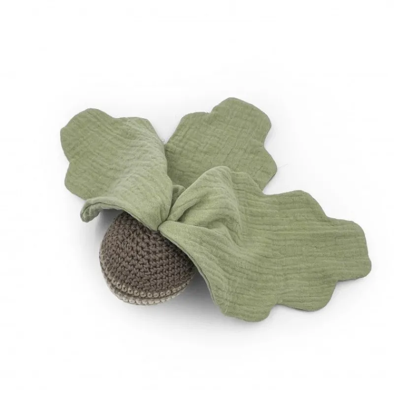 MyuM Doudou en coton bio "le navet rayé beige" The veggy toys< Peluches Naissance, Doudous