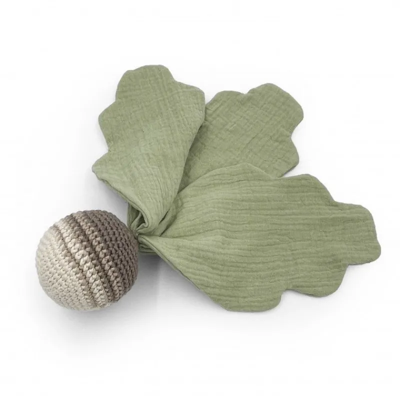 MyuM Doudou en coton bio "le navet rayé beige" The veggy toys< Peluches Naissance, Doudous