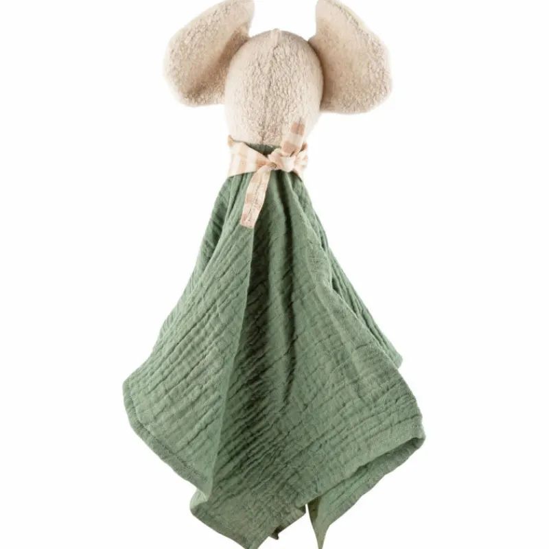 SIGIKID Doudou éléphant en mousseline de coton vert tilleul 39927< Poupées, Peluches | Jouets D'éveil, Hochets