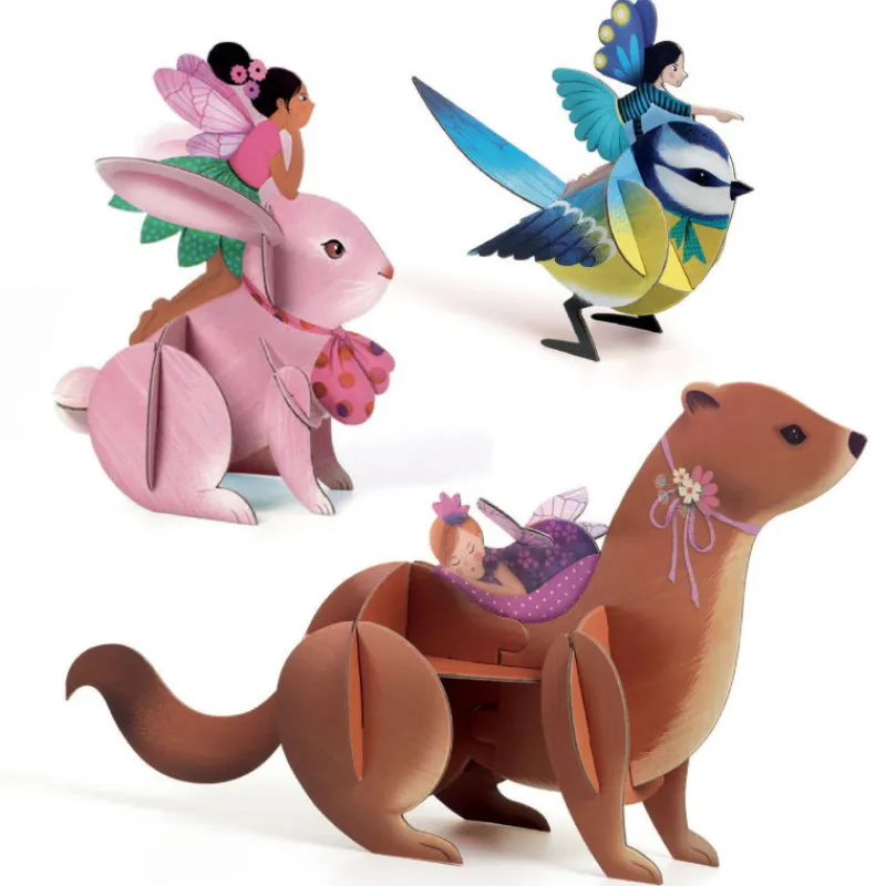 Djeco Fairy Box Coffret d'activités créatives pour enfant 9332<Enfant Paper Toys | Tampons