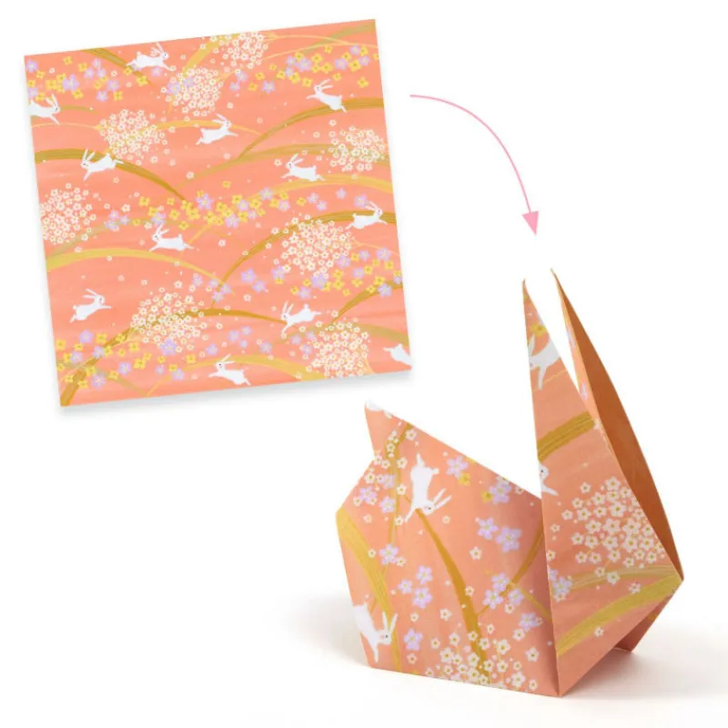 Djeco Feuilles pour origami "Haru" 9303< Origami, Pliages