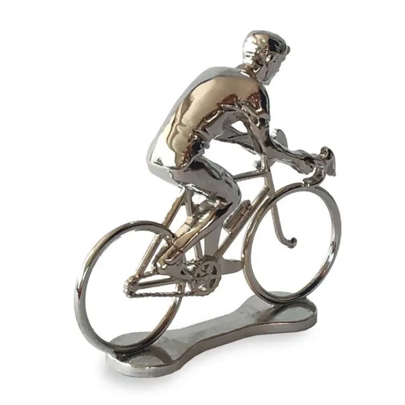 Bernard & Eddy Figurine cycliste d'argent _ Bernard & Eddy< Déco Design | Jouets Garage, Voitures