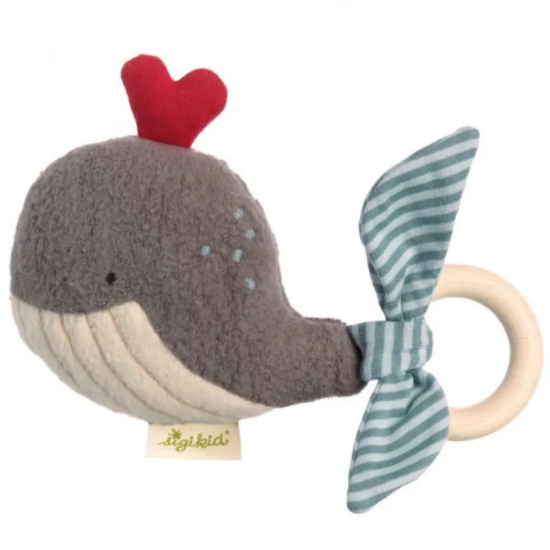 SIGIKID Hochet baleine bio 38997< Peluches Et Doudous Sigikid | Poupées, Peluches