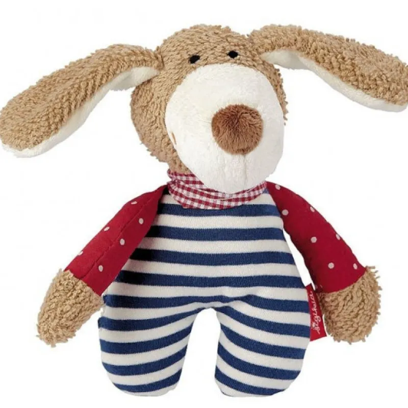 SIGIKID Hochet chien Sepp Sapalato 40929< Poupées, Peluches | Jouets D'éveil, Hochets