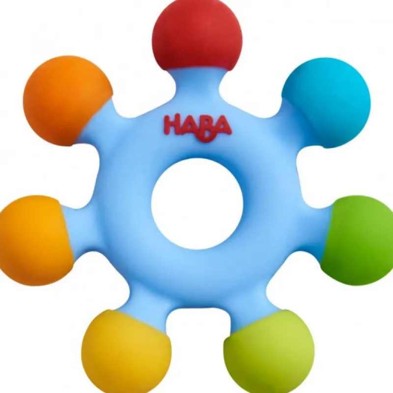 HABA Hochet de dentition "Roue multicolore" 304692< Jouets D'éveil, Hochets