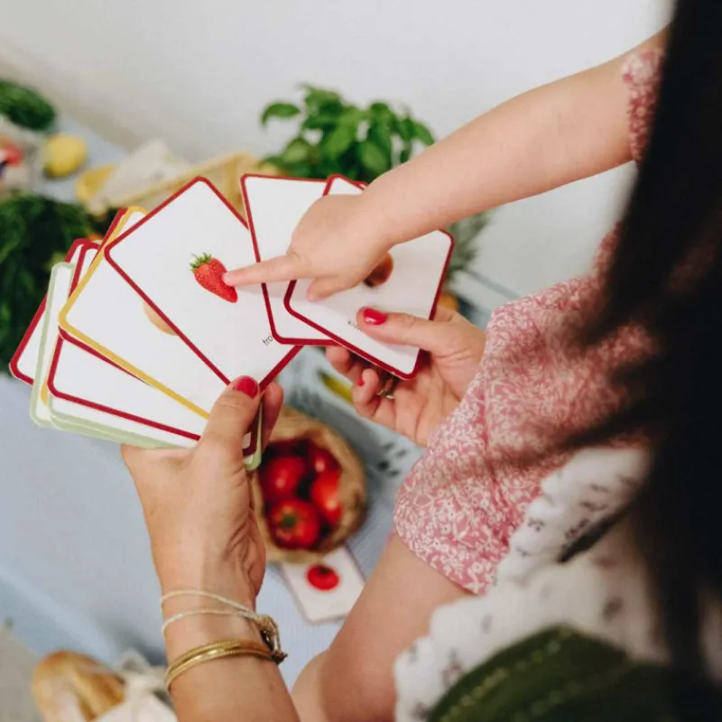 Observe Montessori Imagier FRUITS & LEGUMES mini Mondy, cartes de nomenclature< Jeux De Société