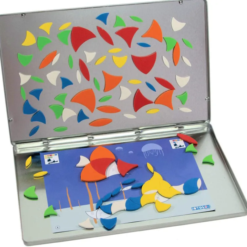 SEPP jeux IOTOBO Boîte de voyage 6+ jeu de mosaïque magnétique< Jeux Et Loisirs Créatifs Fabriqués En France | Mosaïque