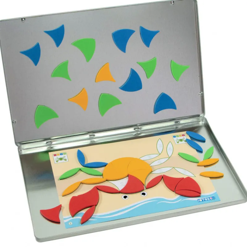 SEPP jeux IOTOBO Boîte de voyage 4+ jeu de mosaïque magnétique< Jeux Et Loisirs Créatifs Fabriqués En France | Mosaïque