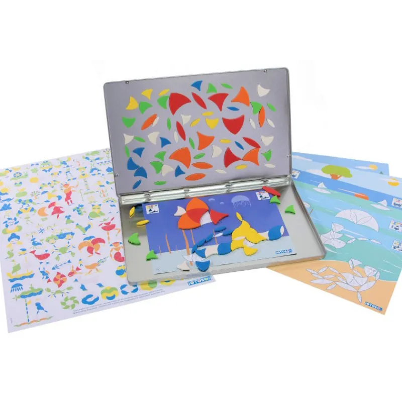SEPP jeux IOTOBO Boîte de voyage 6+ jeu de mosaïque magnétique< Jeux Et Loisirs Créatifs Fabriqués En France | Mosaïque