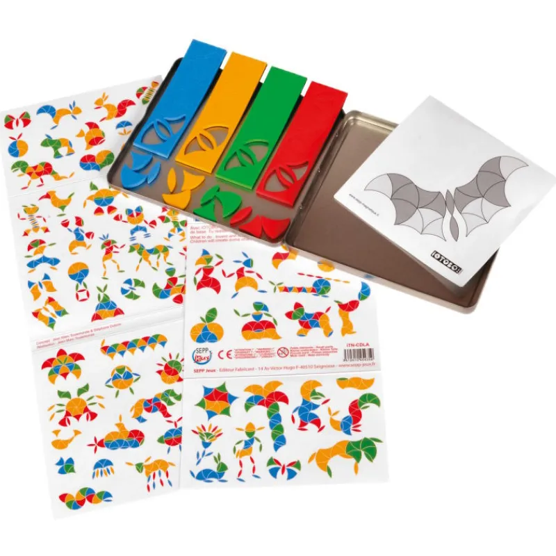 SEPP jeux IOTOBO Boîte de voyage 5+ "Lapin" jeu de mosaïque magnétique< Jeux Et Loisirs Créatifs Fabriqués En France | Mosaïque