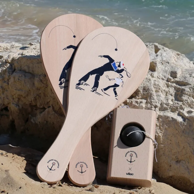 VILAC Jeu de jokari en bois x Marine Nationale - 9312< Jouets Vilac Fabriqués En France | Jeux De Société