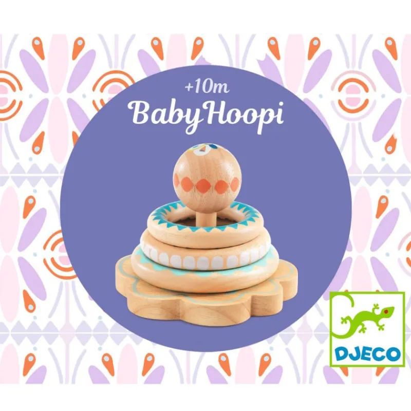 Djeco Jeu de manipulation "BabyHoopi" 6148< Jouets À Encastrer, Empiler | Jouets D'éveil, Hochets