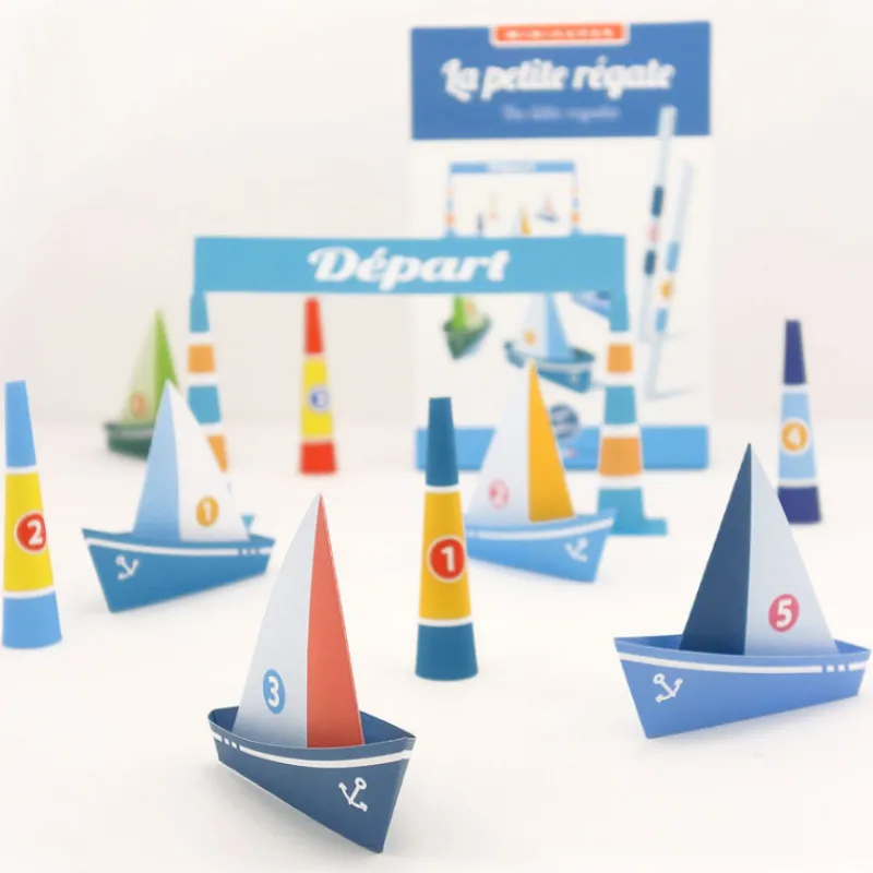 Sophie et Martin La petite régate de voiliers, kit minisuper ''<Enfant Jeux Et Loisirs Créatifs Fabriqués En France | Paper Toys