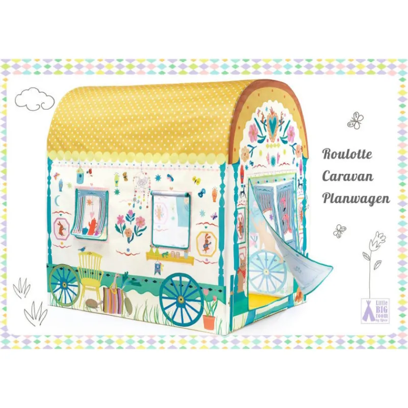 Djeco Maison Roulotte 4495<Enfant Little Big Room By Djeco | Décoration Enfants