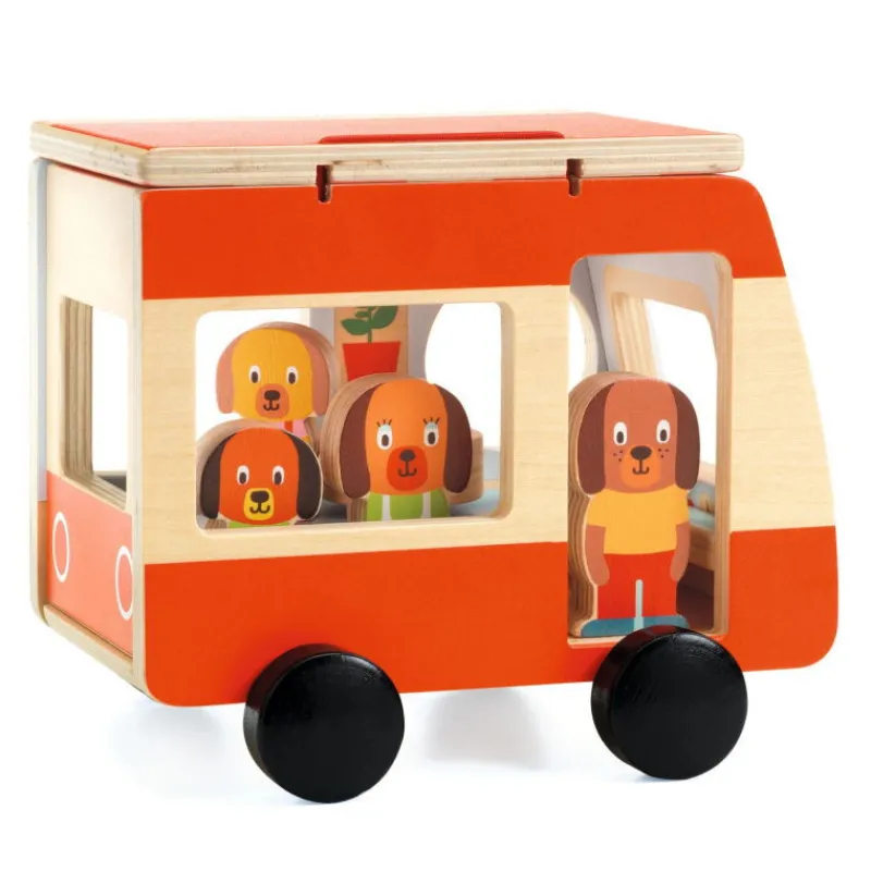 Djeco Mini combi 6399< Jouets Garage, Voitures | Jouets Voitures