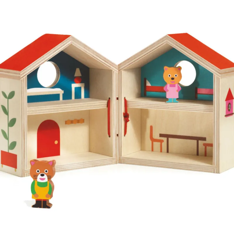 Djeco Mini maison "Minihouse" 6385< Jouets D'éveil, Hochets