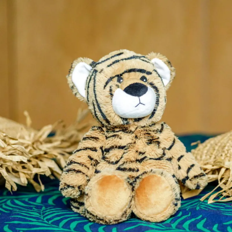 WARMIES Peluche bouillotte Tigre Cozy Soframar< Poupées, Peluches | Peluches Naissance, Doudous