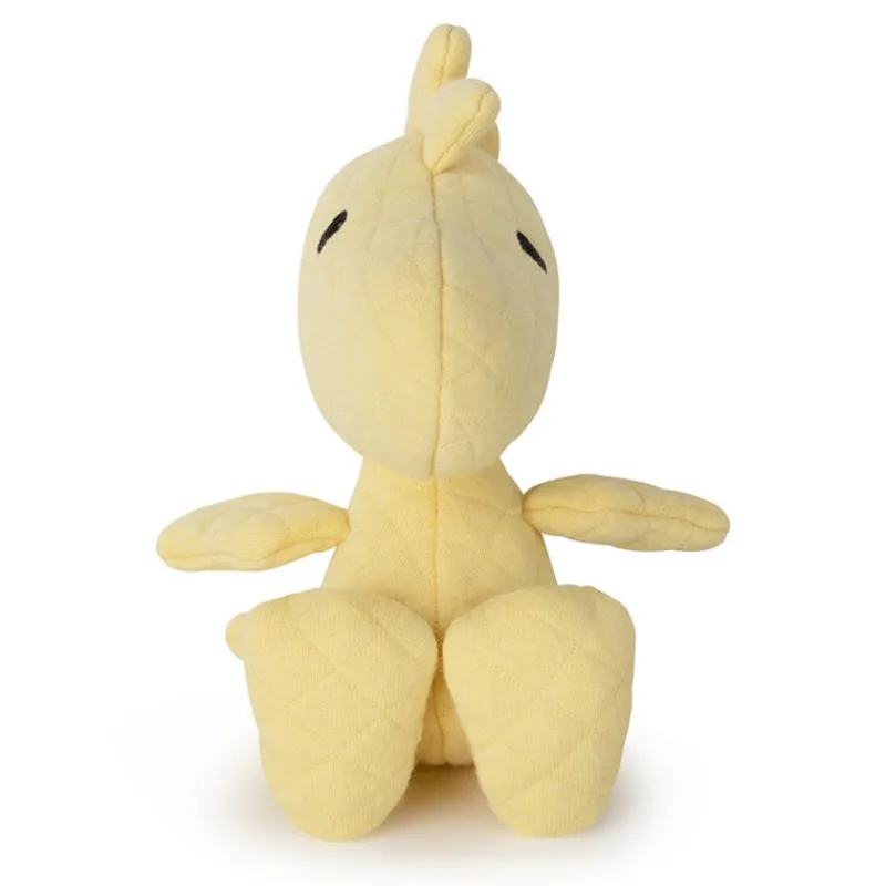 Peluches Miffy & Snoopy Peluche Woodstock en tissu matelassé jaune - 15cm en boîte cadeau< Poupées, Peluches | Peluches Naissance, Doudous