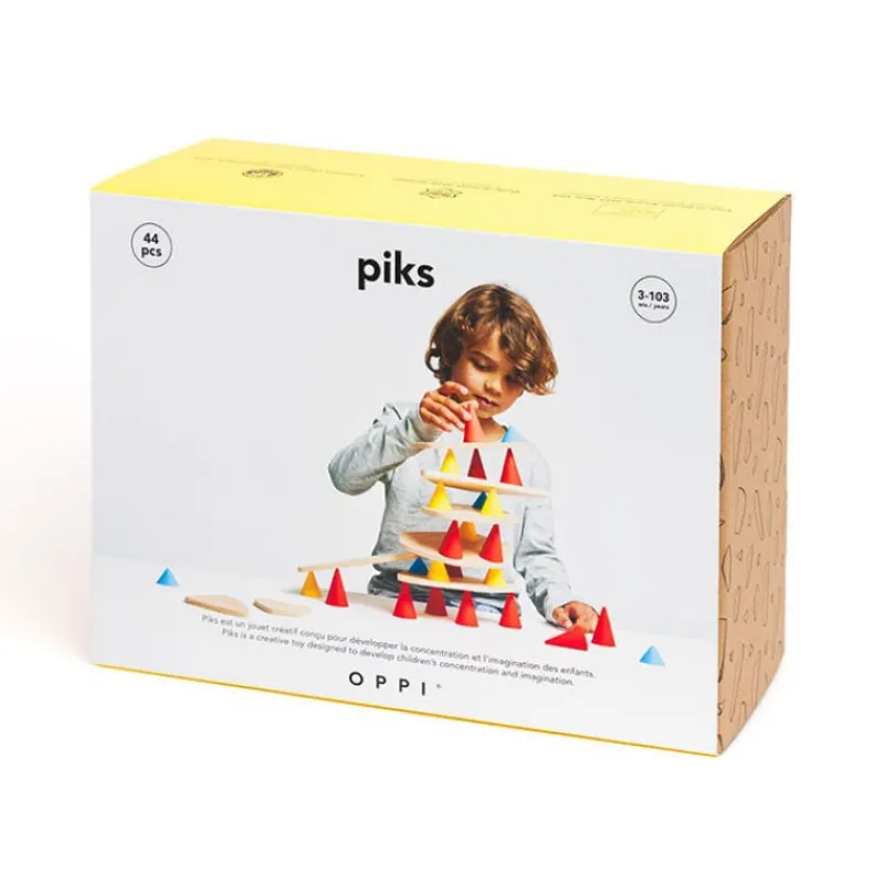 OPPI PIKS jeu de construction et d'équilibre - medium kit 44 pièces< Jeux De Construction