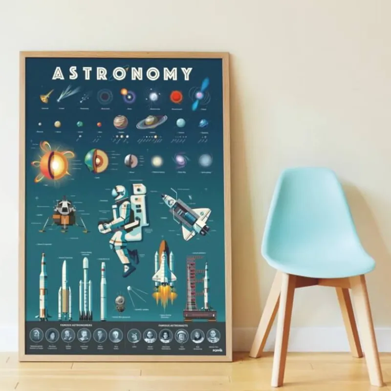 POPPIK Poster en stickers "Astronomie"< Jeux, Puzzles Et Stickers Poppik | Autocollants Et Décalcomanies