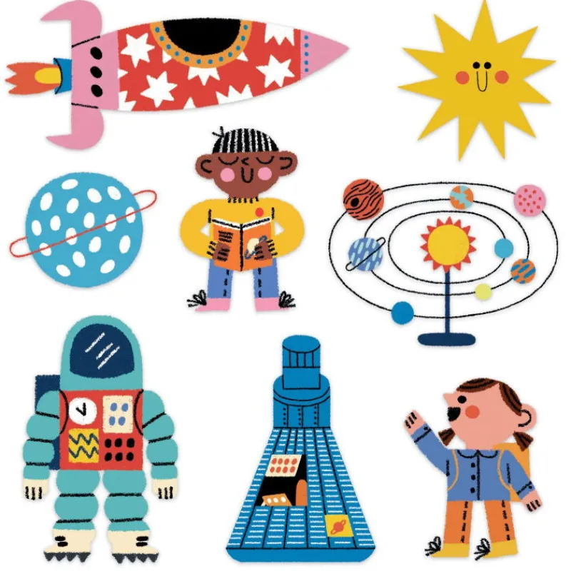 Mudpuppy Puzzle 'Cherche & Trouve' Musée de l'air et de l'espace 64 pcs<Enfant Puzzles Dès 5 Ans, 54 Pcs