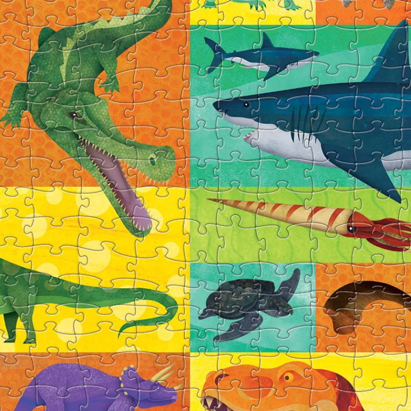 Crocodile Creek Puzzle famille 'Les géants préhistoriques' 500 pcs<Enfant Puzzles Dès 8 Ans, 500 Pcs Et +