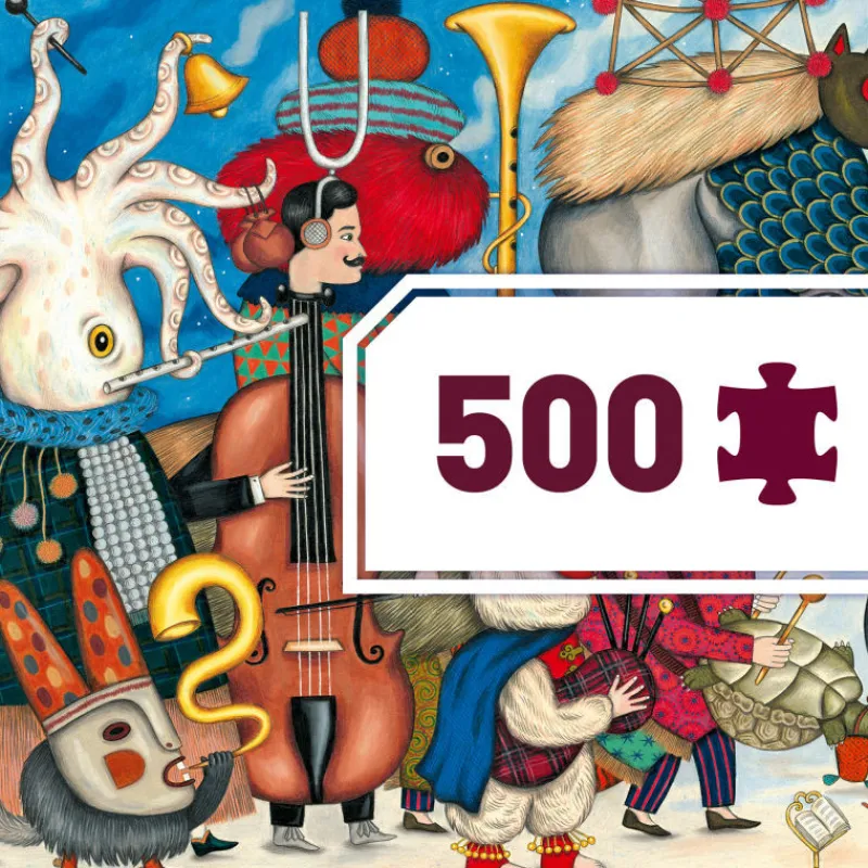 Djeco Puzzle Fantasy orchestra 500 pcs 7626<Enfant Puzzles Et Jeux Djeco | Puzzle Djeco