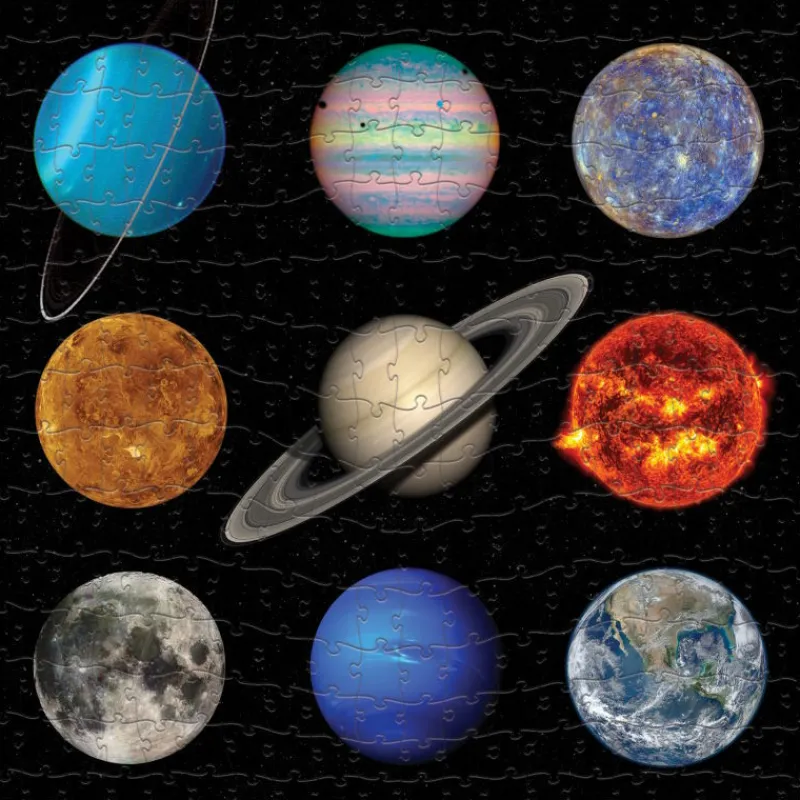 Crocodile Creek Puzzle "Vue du Système Solaire par la NASA" 200 pcs<Enfant Puzzles Dès 7 Ans, 200 À 400 Pcs