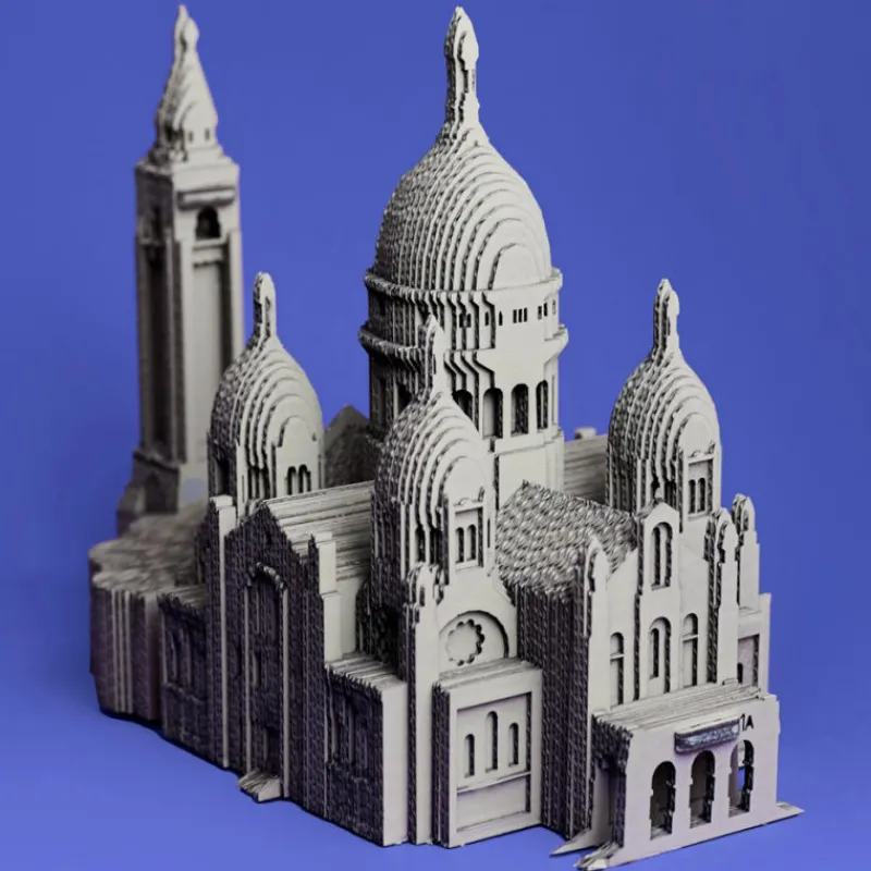 Cartonic Puzzle sculpture 3D en carton - Basilique du Sacré-Coeur de Paris -< Déco Design | Puzzles 3d