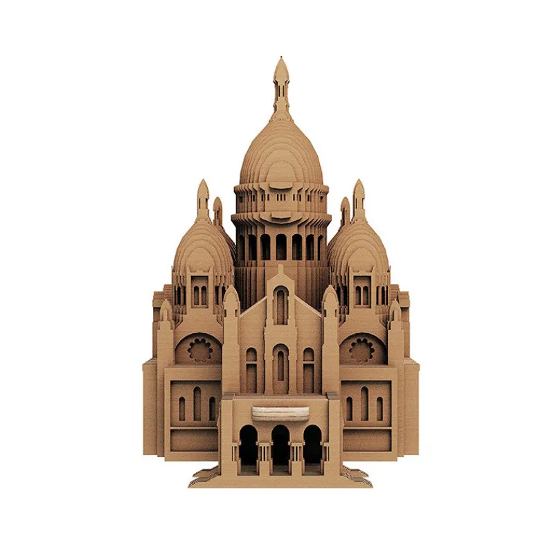 Cartonic Puzzle sculpture 3D en carton - Basilique du Sacré-Coeur de Paris -< Déco Design | Puzzles 3d