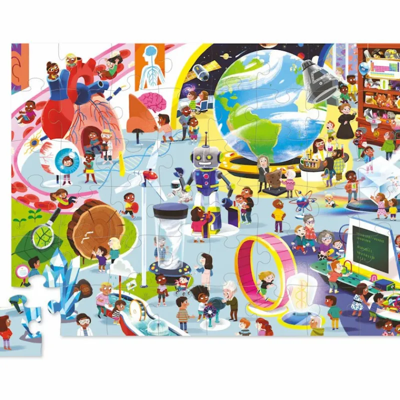 Crocodile Creek Puzzle 'Une journée au musée des sciences' 48 pcs<Enfant Puzzles Dès 5 Ans, 54 Pcs | Puzzles Dès 4 Ans, 36 Pcs