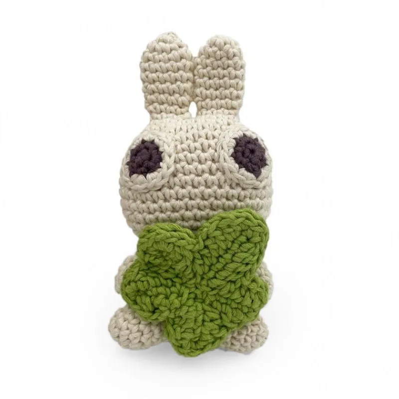 MyuM "Kit Lapinou" hochets pour bébé en crochet en coton bio The veggy toys< Jouets D'éveil, Hochets