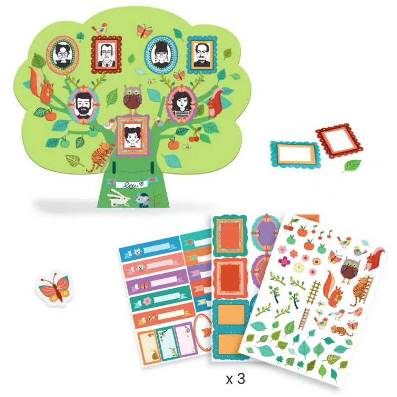 Djeco "Ma famille" L'arbre généalogique de ma famille" à créer DIY 7914<Enfant Bricolage Enfant
