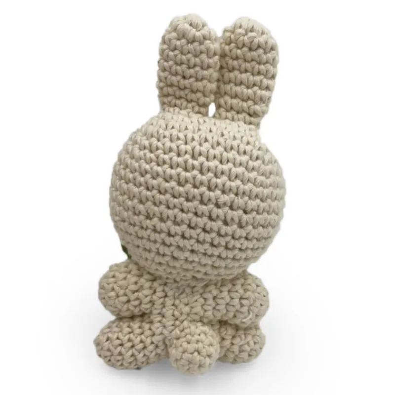 MyuM "Pinpin le lapin" hochet pour bébé en crochet en coton bio The veggy toys< Jouets D'éveil, Hochets