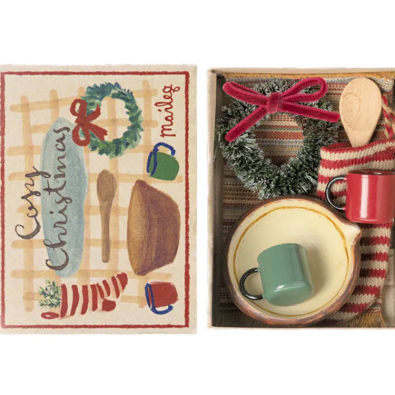 Maileg Set de Noël chaleureux< Maison De Poupées