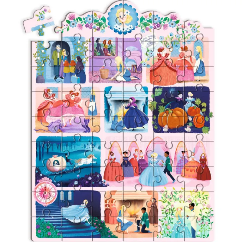 Djeco Story puzzle Cendrillon 54 pcs 7053<Enfant Puzzles Et Jeux Djeco | Puzzle Djeco