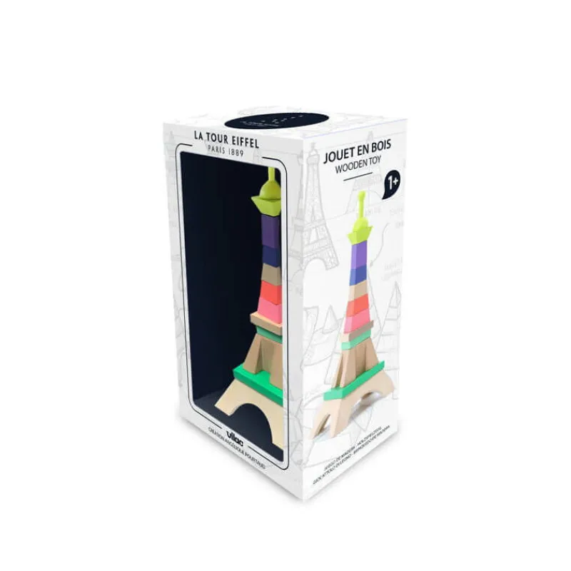 VILAC Tour Eiffel empilable en bois 2405< Jouets Cubes En Bois | Jouets À Encastrer, Empiler